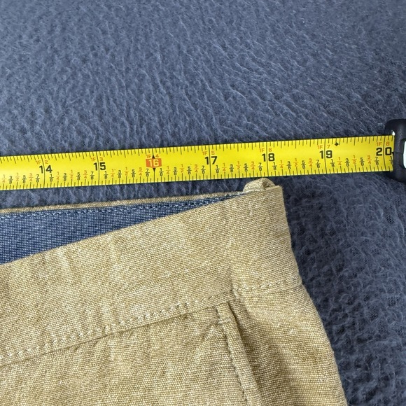 J Crew Pants Men's 36x30 Brown 484 Slim Linen Blend Flat Chino Breathable Light - Picture 8 of 12